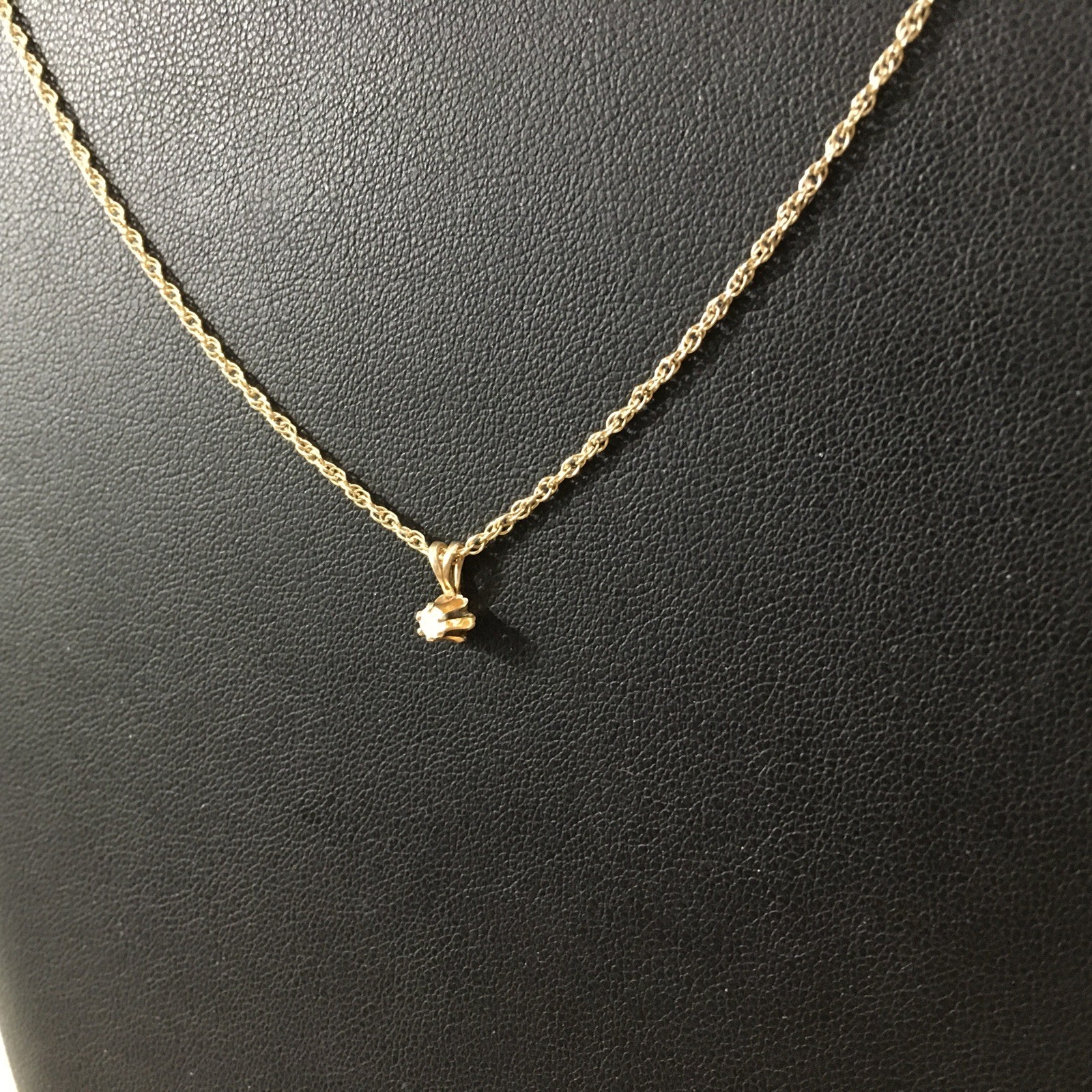 14K Solid Yellow Gold 2.2 - Solid Necklace With B… - image 2