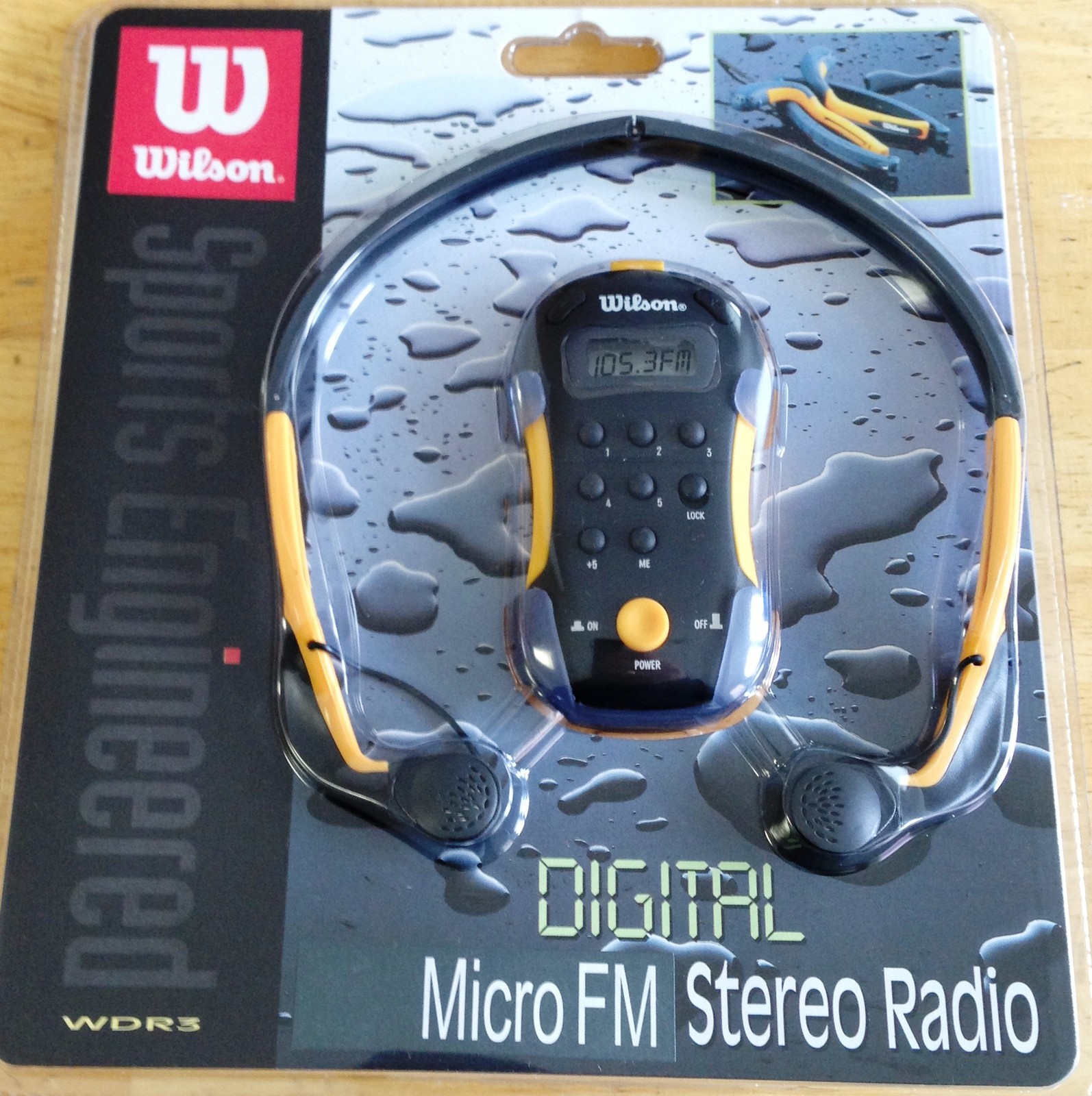 NEW Wilson Digital Micro FM Stereo Radio Sports Engineered, 