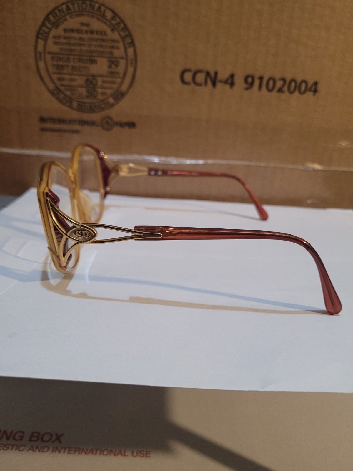Vintage CHRISTIAN DIOR Ladies CD LOGO Eye Glasses Frame CD2709   MADE IN AUSTRIA image 6