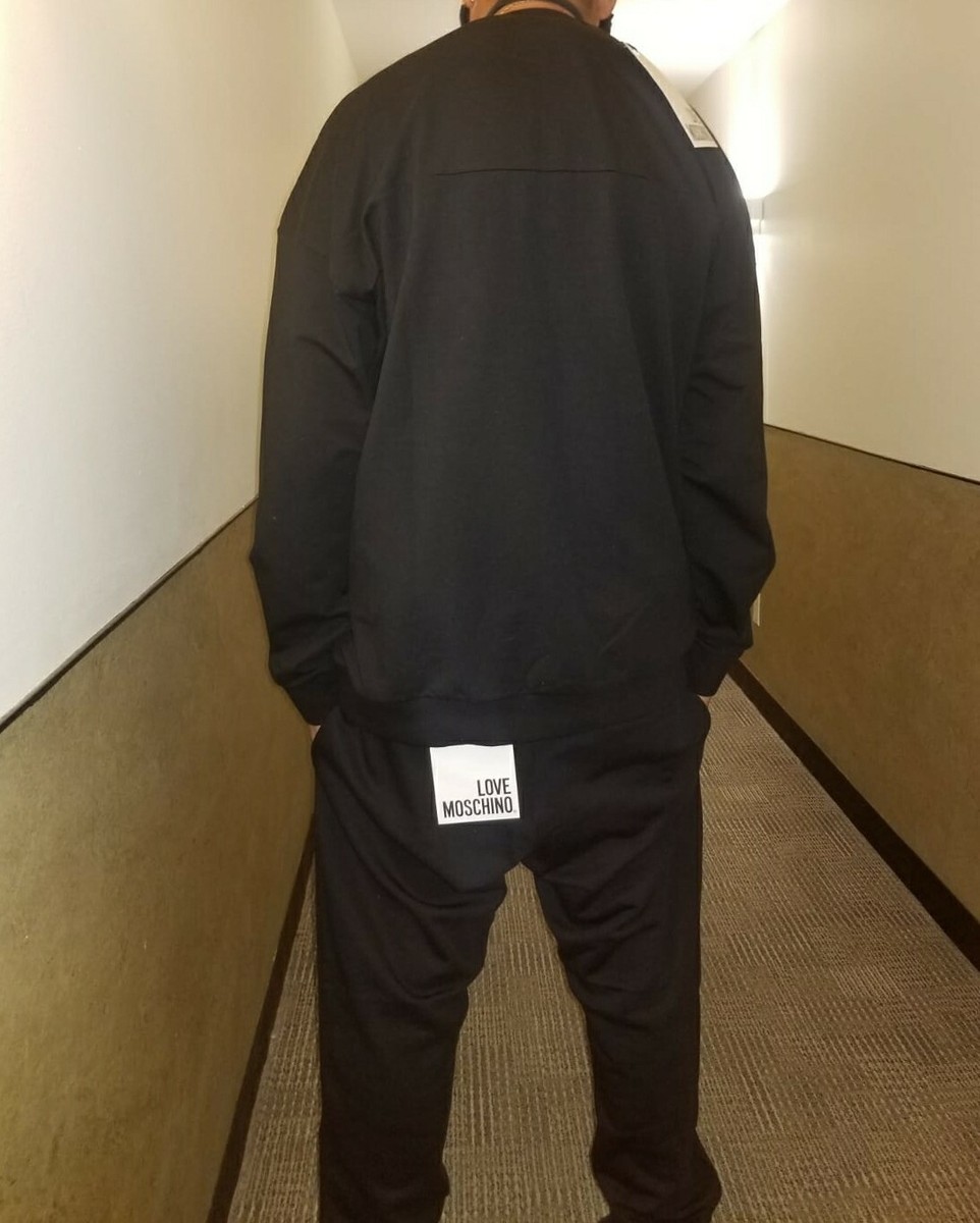 Pull De Sport Love Moschino Milano - Taille 2XL - Noir - Logo Brodé - Neuf Avec étiquette