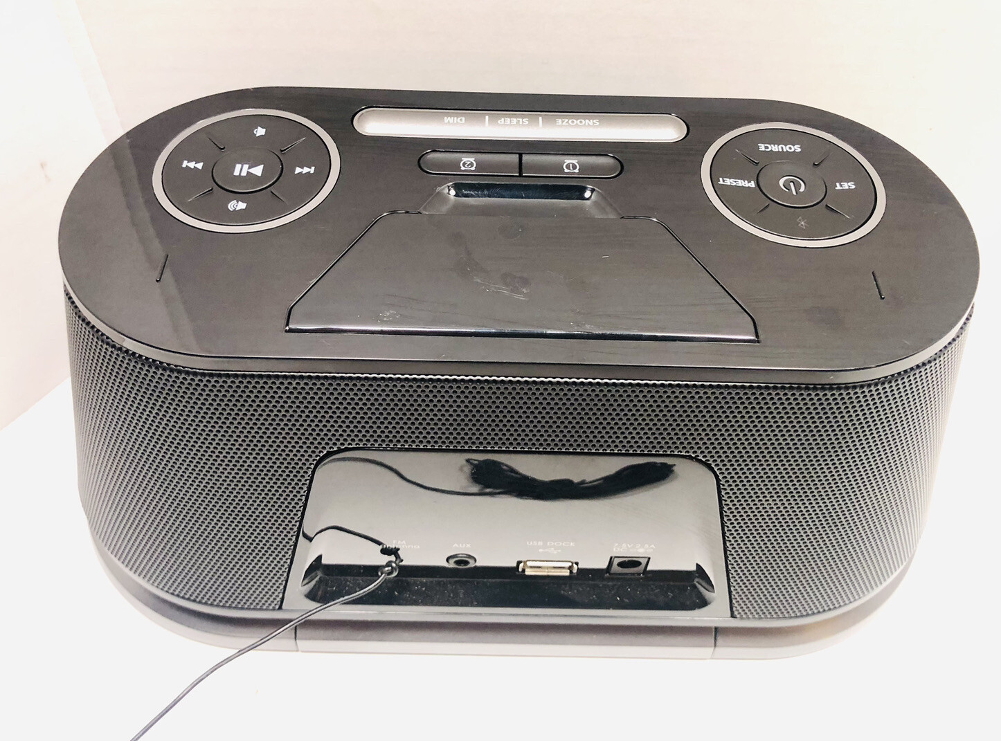  HMDX HX-B710 Freedom Bluetooth Alarm Clock with Apple Lightning Pin
