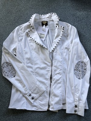 Sommer Designer Jacke/ Bluse Gr.38/40 in weiß