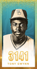 Tony Gwynn 3000 Hit Club Series Original Tobacco Size ACEO Art Card