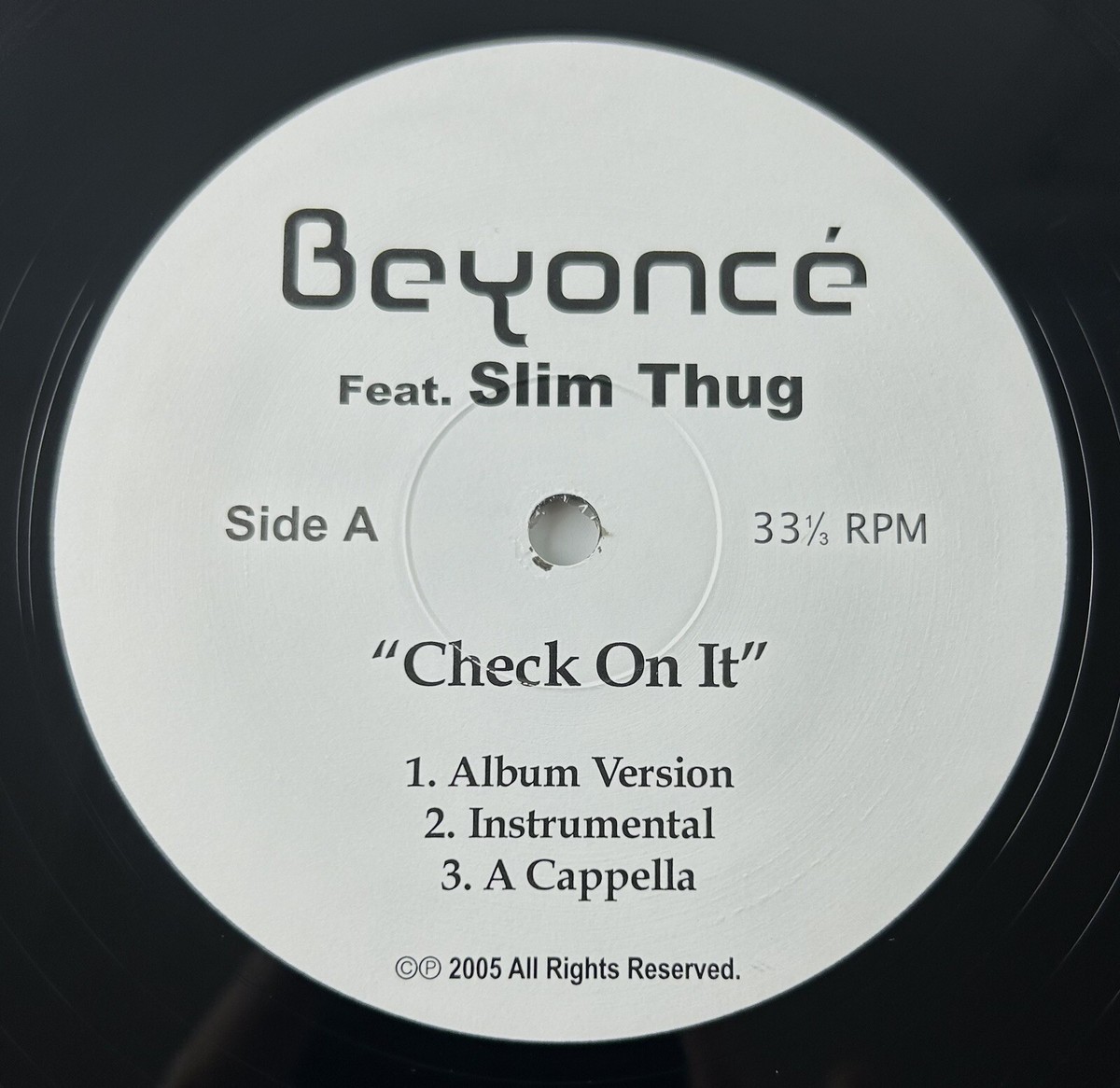 Beyonce Knowles - In Da Club (USプロモオンリー) Beyonce Knowles – In Da Club – Vinyl (12