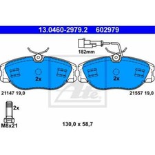 ATE Bremsbeläge 13.0460-2979.2 Bremsklötze für Fiat Coupe FA/175