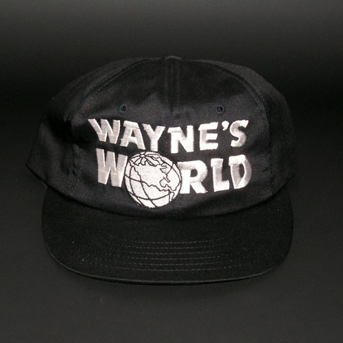 Vintage Waynes World Snapback Hat Cap 