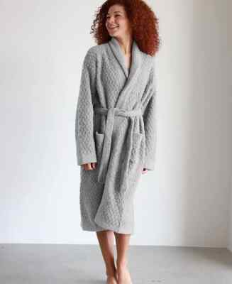 Sundae Robe Sunday Citizen Women's Snug Waffle Robe Cloud Grey L/XL NWT | eBay