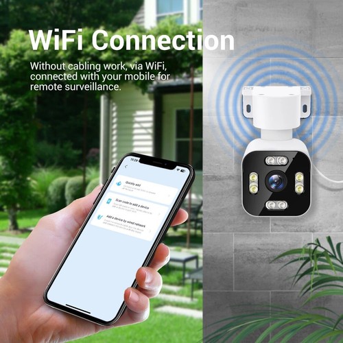 WIFI Connection Alarm Intelligent Dual Light Source Night Vision H.265 IP camera - Picture 5 of 46