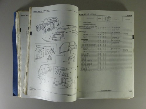 Catalogo Ricambi / Spare Parts List BMC MG 1100 ADO16 Corpo From 1965 - Foto 6 di 6