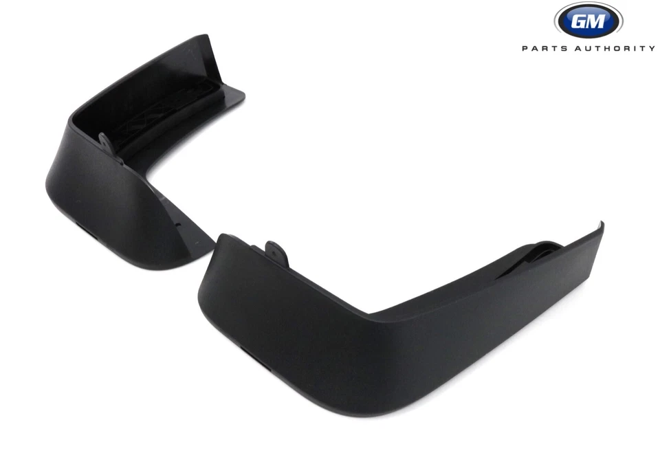 Chevrolet Traverse 2018-2023 protectores contra salpicaduras delanteros y traseros moldeados negros OEM GM Foto 3 de 4