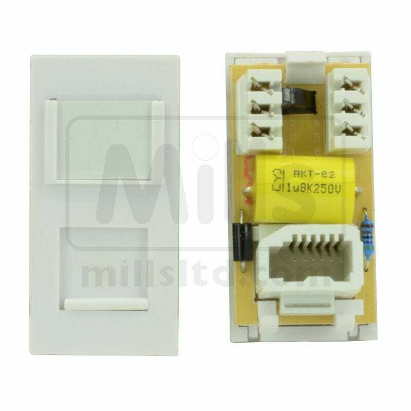 Gewiss Gw20235 Presa Telefonica Standard Francese 8 Contatti Morsetti A Vite 1 Modulo System White Nuovo 90522899 - Foto 7