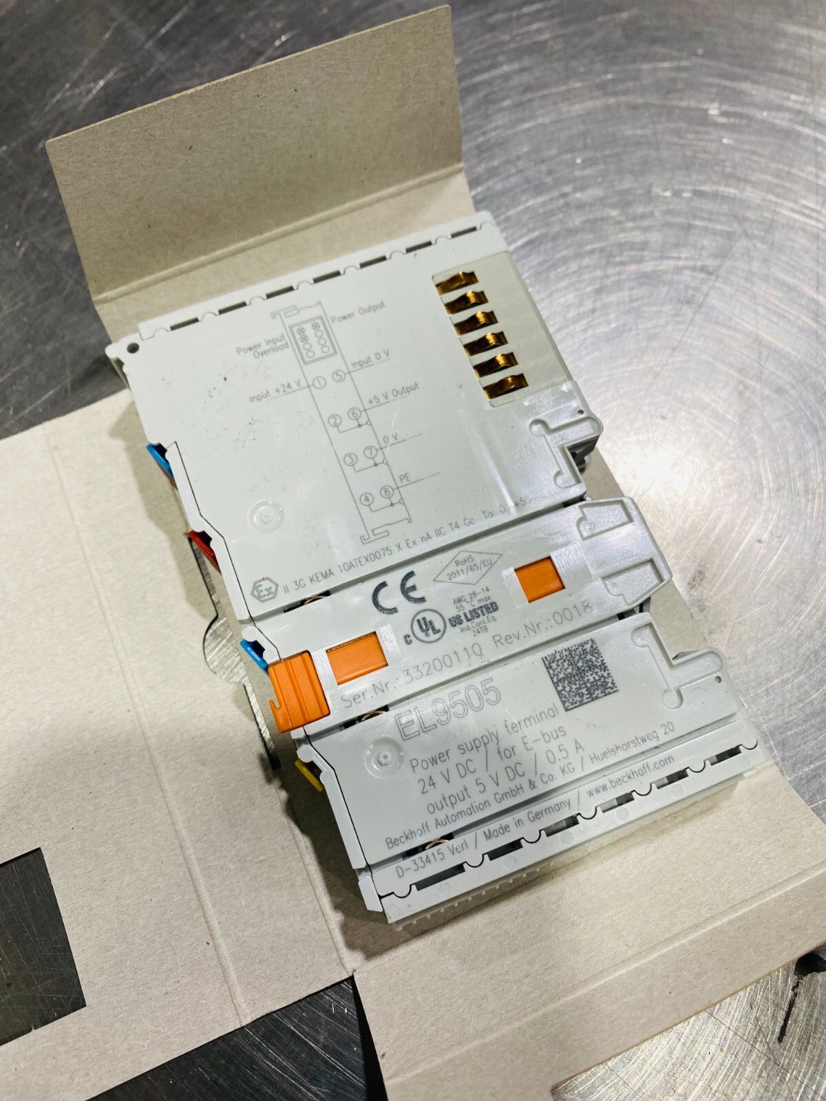Beckhoff, 24Vdc To 5Vdc  El9505