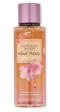 VICTORIA  S SECRET VELVET PETALS GOLDEN FRAGRANCE BODY MIST SPRAY SPLASH 8.4 oz