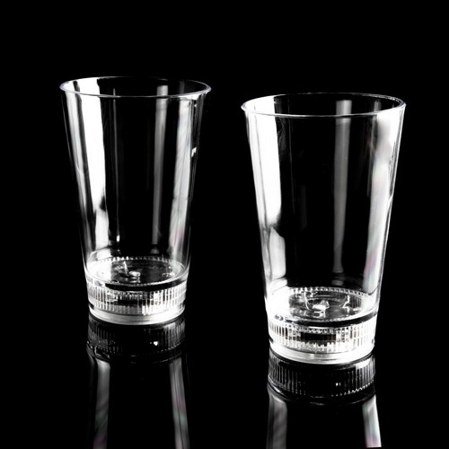 2 Blinkende Wasser Aktiviert LED Glas Leuchtende Flüssigkeit Becher Party Tasse - Picture 7 of 8