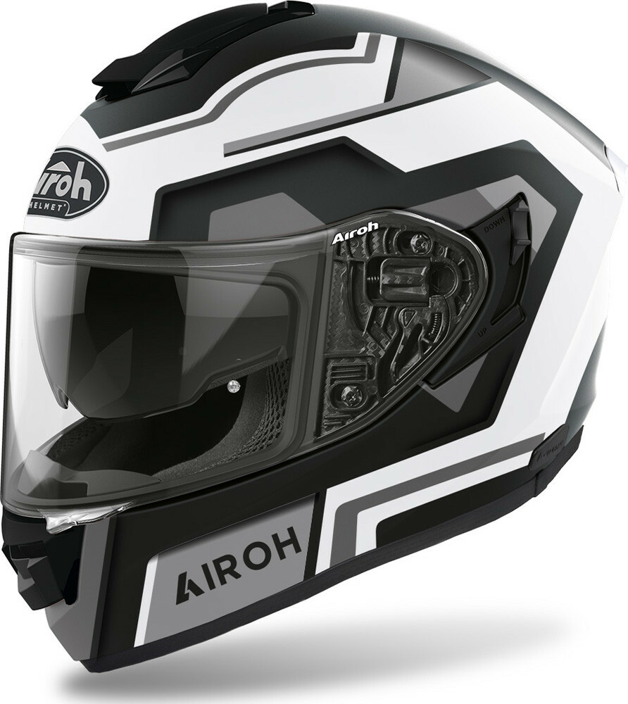 ST.511 CASCO AIROH INTEGRALE ST.501 BLACK MATT