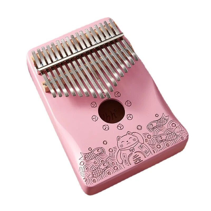 100% New 17 key kalimba Pink kalimba professional musical instrument