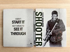 Shooter 2007 4K Steelbook No Discs, No Digital , Mark Wahlberg, Like New