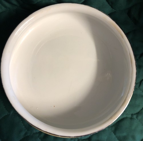 Vintage Fraunfelter Ohio Royal Rochester Studios Round Dish & Matching Hot Plate - Picture 4 of 12