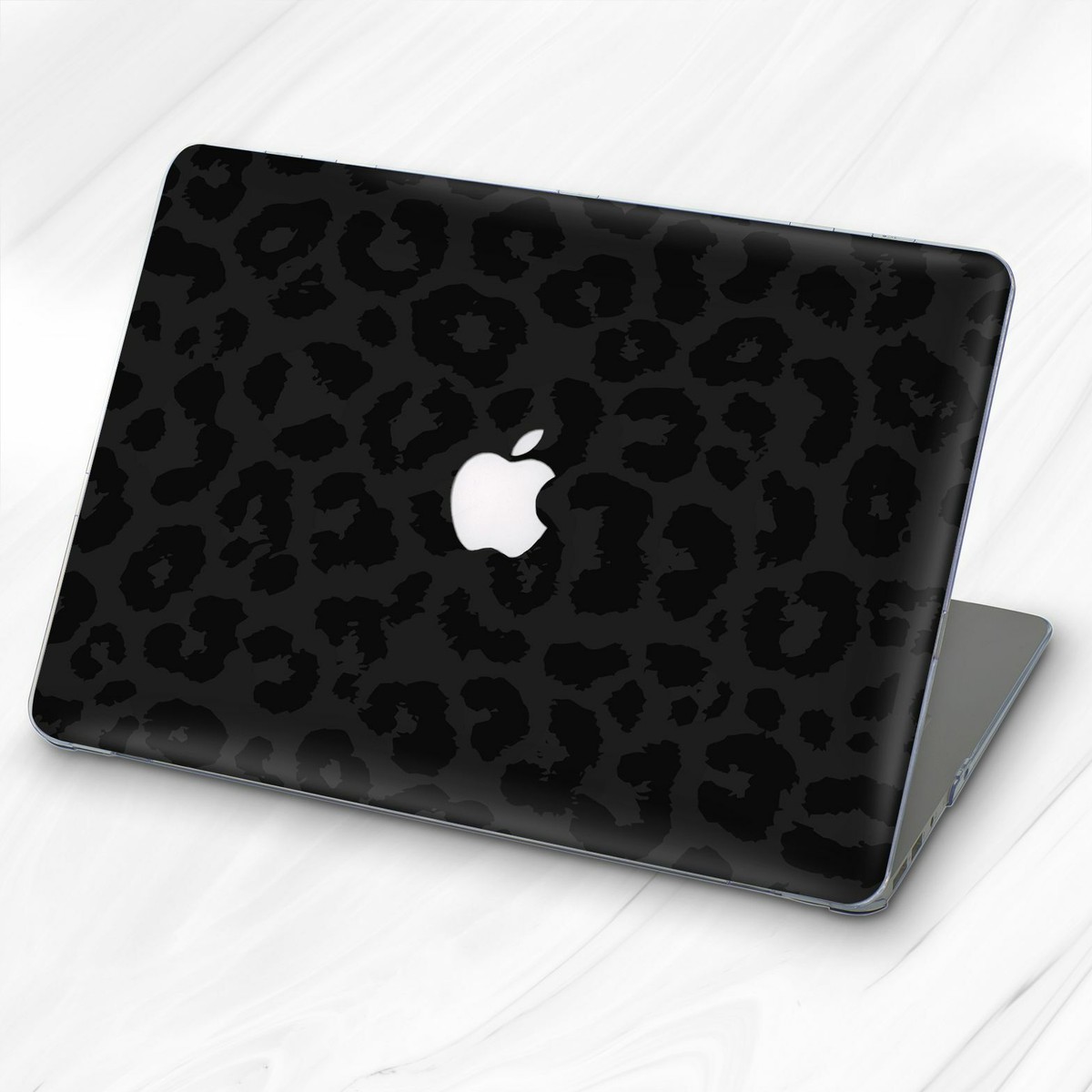 Cheetah Leopard Black Fur Animal Dark Hard Case For Macbook Air 13