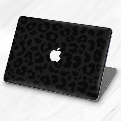Cheetah Leopard Black Fur Animal Dark Hard Case For Macbook Air 13