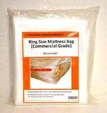KING Size Mattress Protection Bag Commercial Grade - 78" x 14" x 104" - New