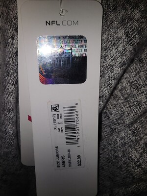 San Francisco 49ers Girls Teen Juniors Size shirt NFL Official