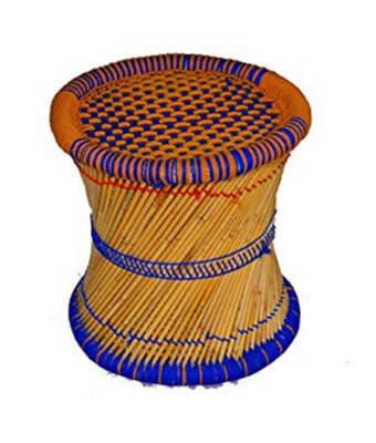 KKSM Eco Friendly Handicraft Cane Bar Bamboo Muddha Outdoor Indoor Multicolor 