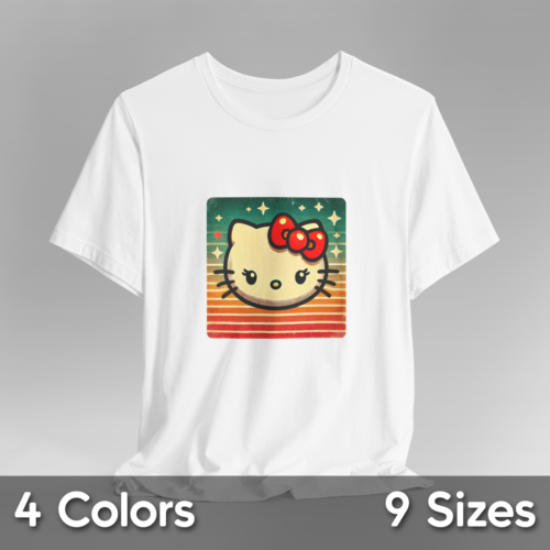 Vintage Hello Kitty Graphic Tee 90s Retro Kitty Cat Lover Gift Unisex T-Shirt