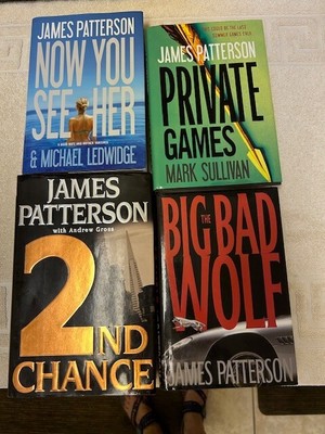 4 Hard Back James Patterson Books