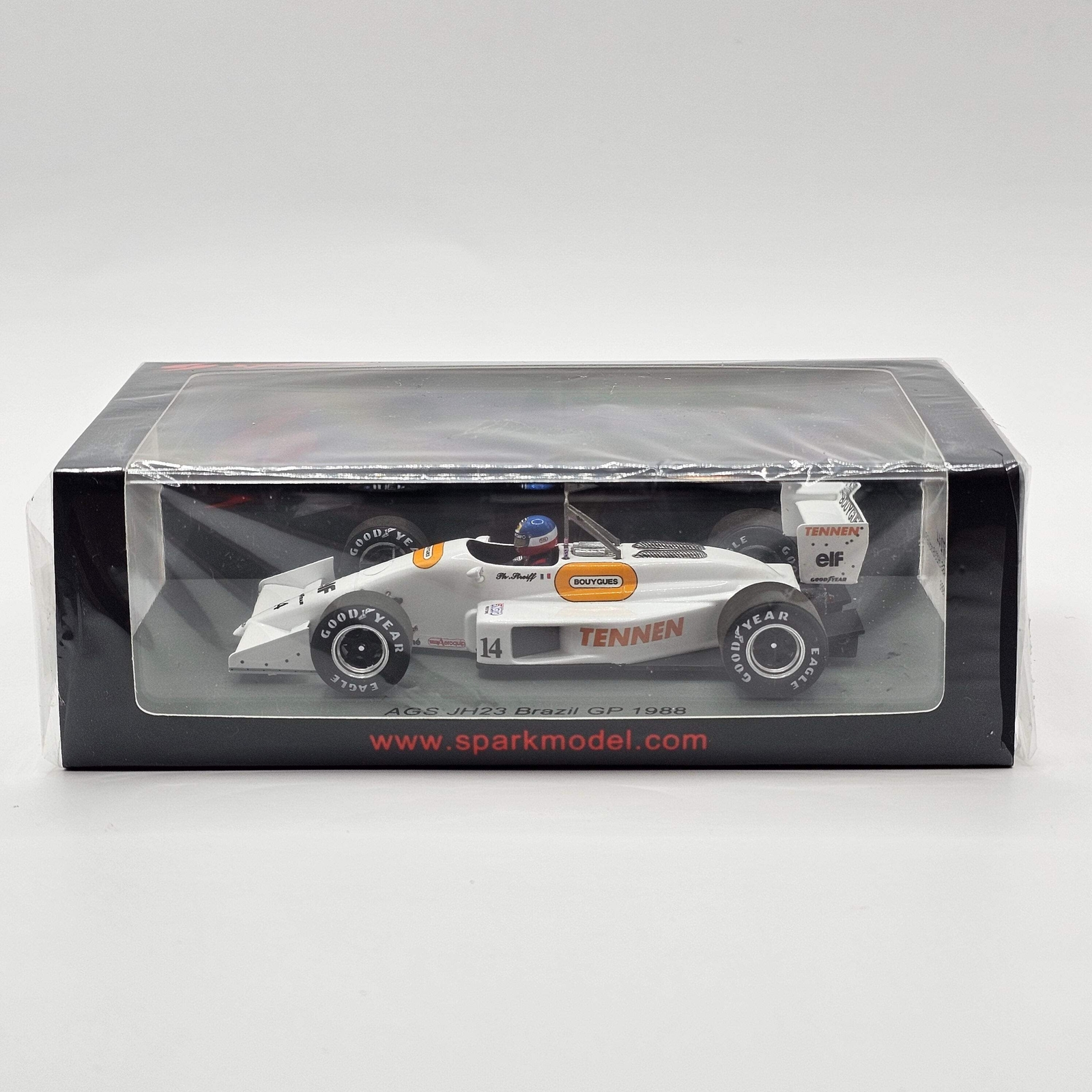 Spark AGS JH23 #14 Philippe Streiff Brazil GP 1988 1/43 Scale S7244