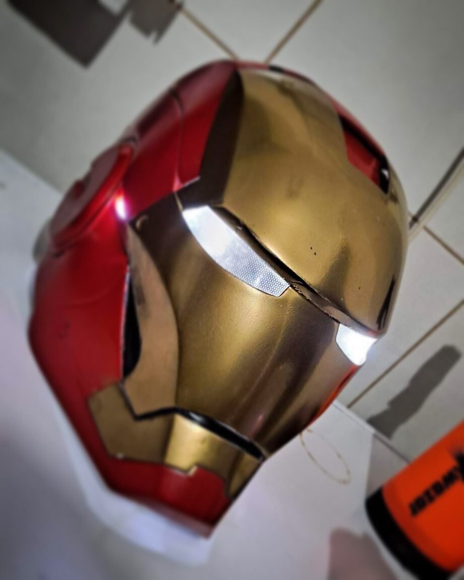 Kit LED Fai-da-te Per Occhi Maschera Cosplay - Luce Pieghevole Per Iron Man, Batman, Dimensioni 23x65mm - Foto 8