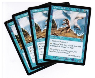 mtg mirror cards Magic: the Gathering - Box (250) A single individual card from the Magic MTG-4x-Near Mint, English-Heirloom Mirror //
