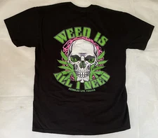 ALF Assholes*s Live Forever T-Shirt Black - Weed Is All I Need Men's M