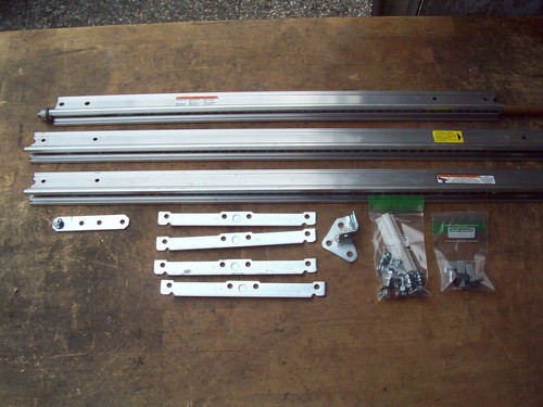 2005 Genie Screw Drive Garage Door Opener Complete 3-Section Rail Assembly NOS