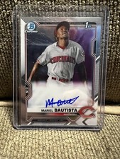2021 Bowman Chrome Mariel Bautista #CPA-MB 1st Bowman Autograph Cincinnati Reds