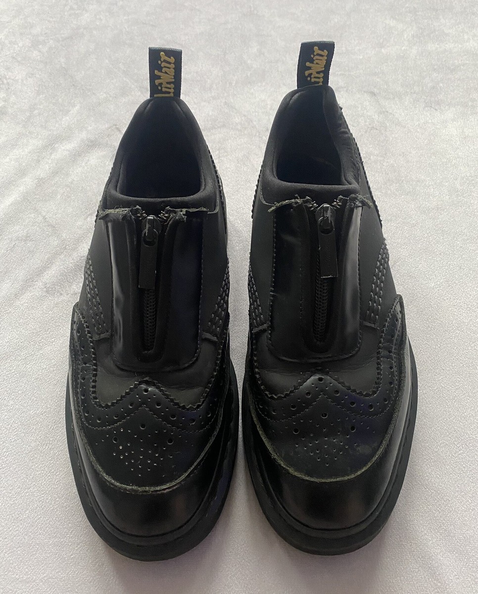 Martens Resnik Black Oxford Brogues Size
