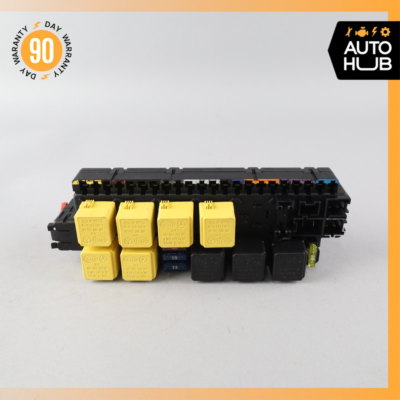 03-12 Mercedes R230 SL550 SL55 Front Left SAM Fuse Box Control Module OEM 74k