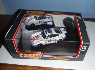 1:43 Eagle Race Porsche 911 Carrera RSR #69 Le Man 1975 Harley Davidson