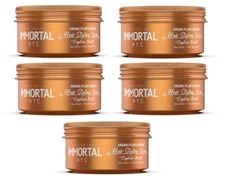 Immortal NYC Argan & Keratin Hair  Styling Wax 150ml ( 5 Pack  ) | Captain Black