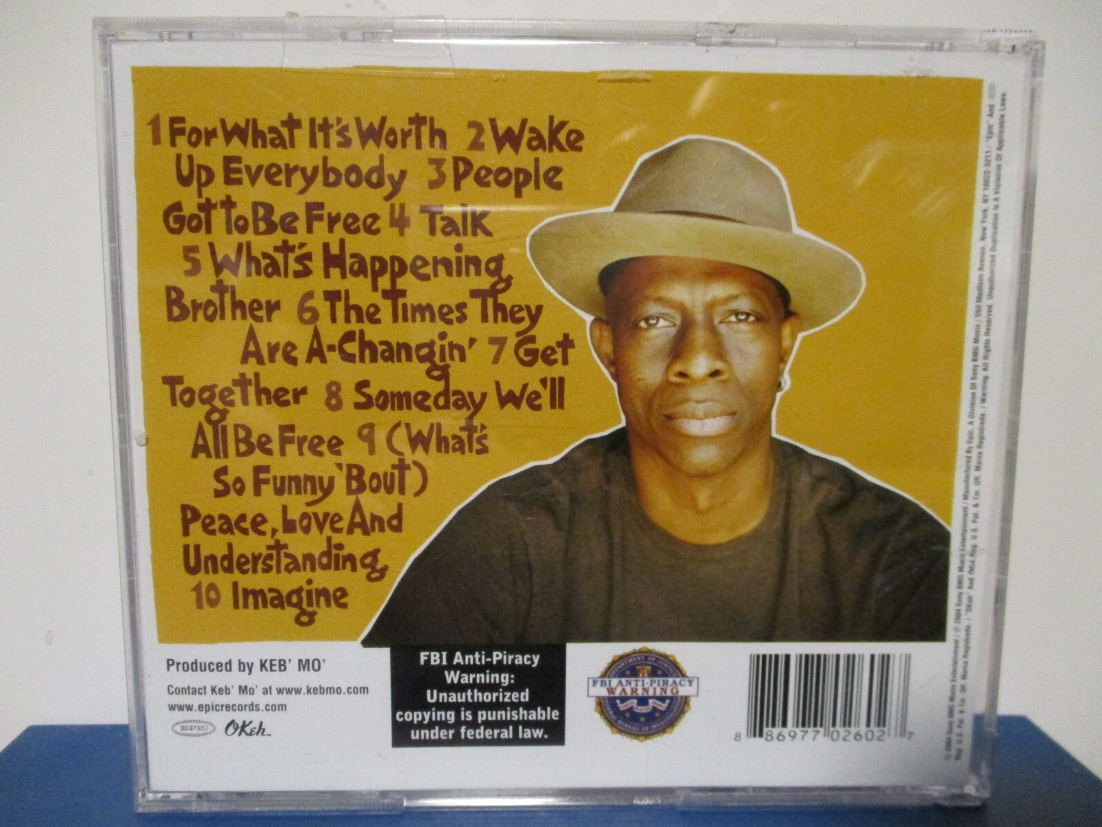 KEB' MO' Peace...back By Popular Demand CD MINT condition E22