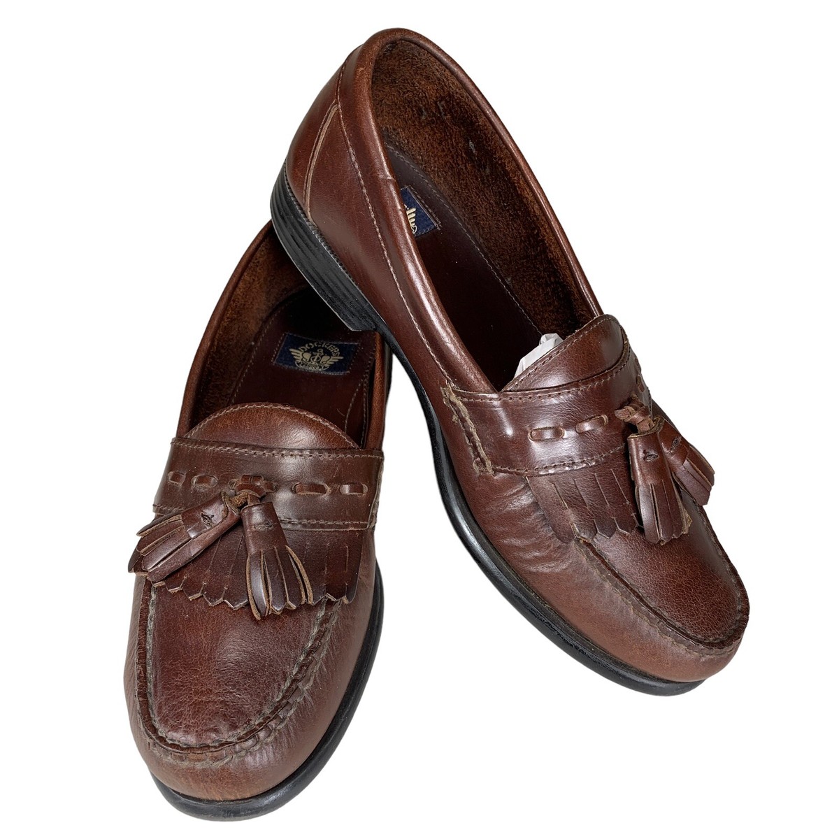 Dockers‎ Mens Brown Leather Kiltie Tassel Loafers All Motion Comfort 11M Brazil DOCKERS Loafers Men main image 4