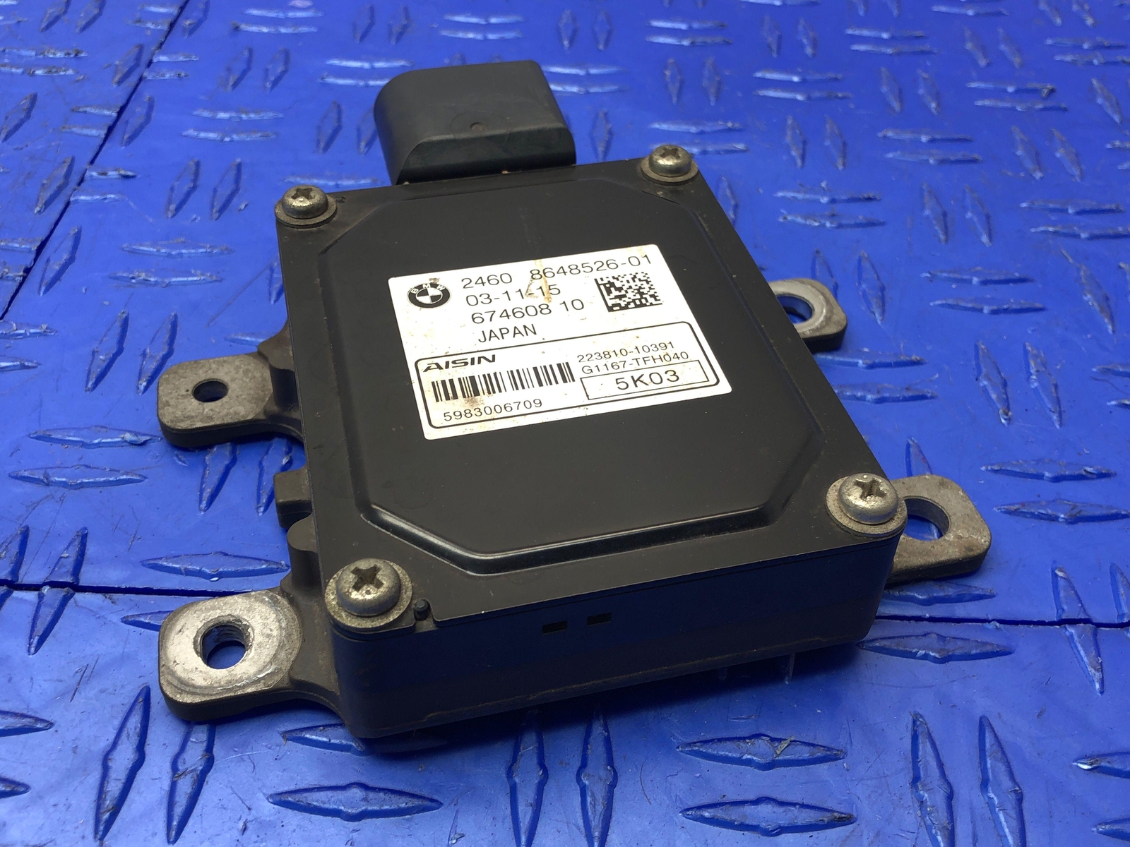 2014-2017 BMW I8 TANSMISSION FLUID PUMP CONTROL MODULE 8648526 OEM 2015 2016