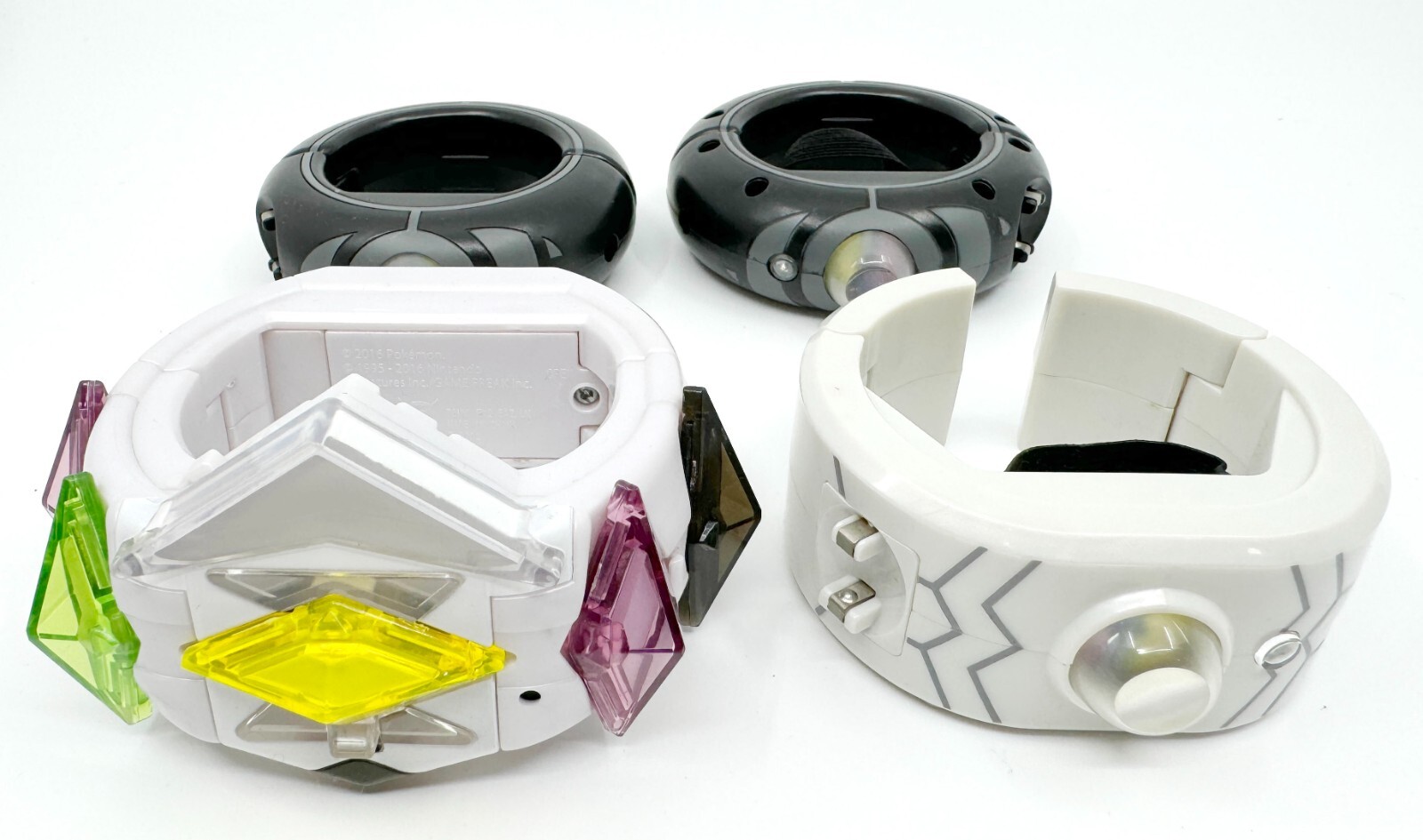 LOT 4 POKEMON Z RING JAPAN Takara Tomy Pokemon Pokemon Mega Ring Black