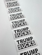 Trump Sucks 2024 Presidential Election Sticker Label Pack