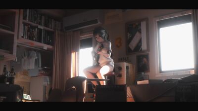 Anime cgi girls indoors sunlight bangeningmeng women Play Gaming Mat Desk