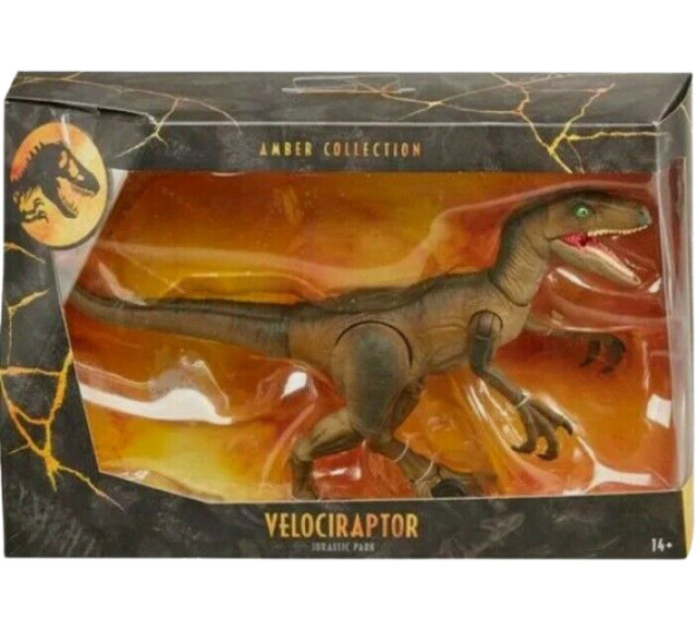 Jurassic World GJD03 Amber Collection Velociraptor Action Figure