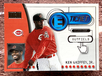Ken Griffey Jr 2000 Skybox E-Ticket #8 ET Cincinnati Reds