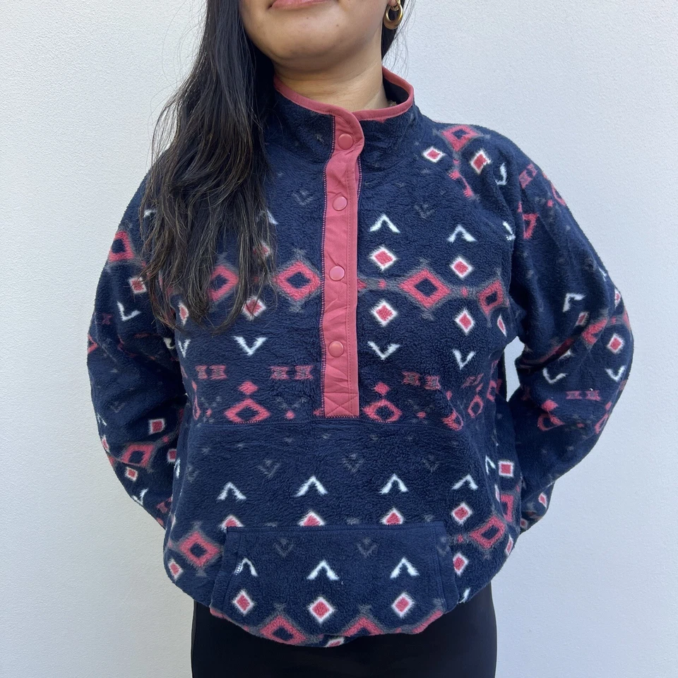 Suéter polar retro vintage para mujer, talla XXL suéter geométrico OEKO-TEX Foto 3 de 4