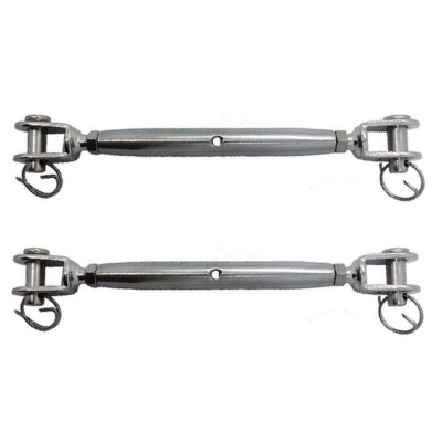 2 x BRANDNEUE 12mm EDELSTAHL TAKELSCHRAUBEN