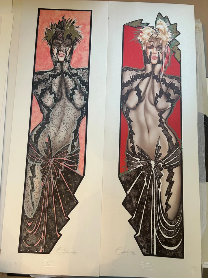 Litografías firmadas en vivo de Olivia de Berardinis Friday Night at the Movies Saturday Night Foto 2 de 4